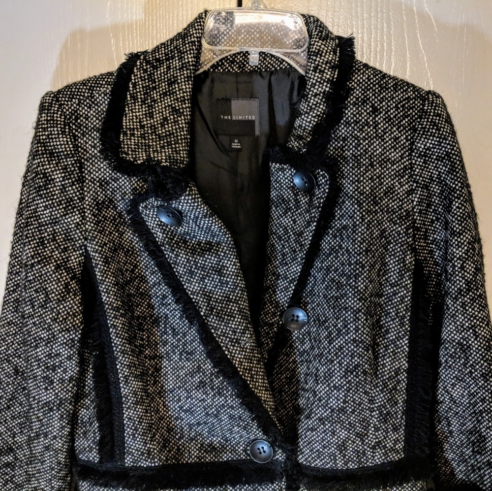 The Limited: Elegant Heather Peacoat